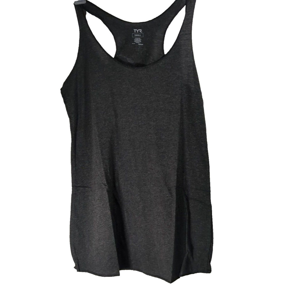 TYR TTBLA3A Women's Tunic Tank Pro Swim Series Gray Black NWT Size Small $24.99